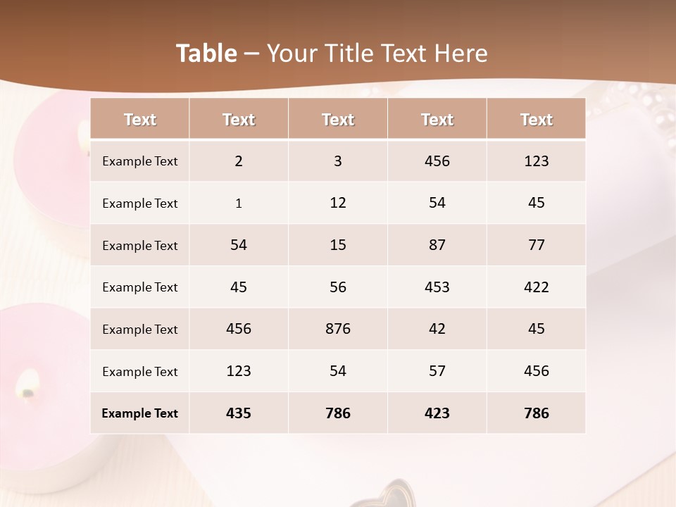 Invitation Gold Romance PowerPoint Template