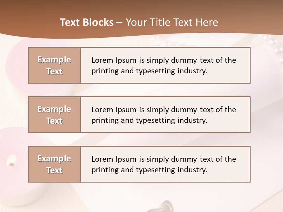 Invitation Gold Romance PowerPoint Template