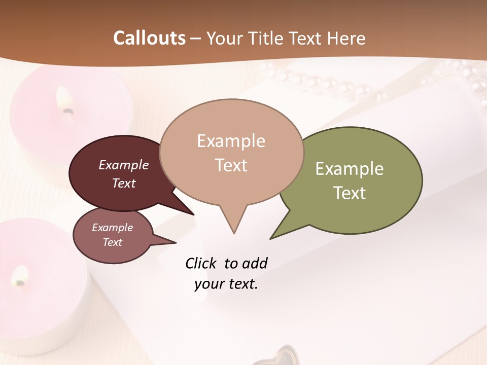 Invitation Gold Romance PowerPoint Template