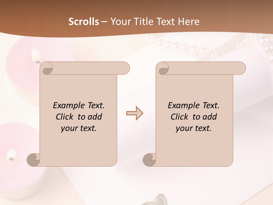 Invitation Gold Romance PowerPoint Template