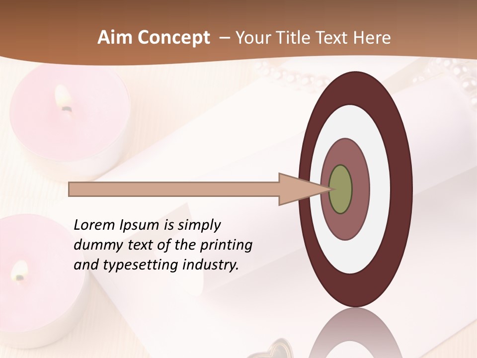 Invitation Gold Romance PowerPoint Template