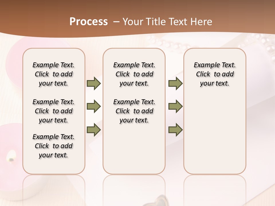 Invitation Gold Romance PowerPoint Template