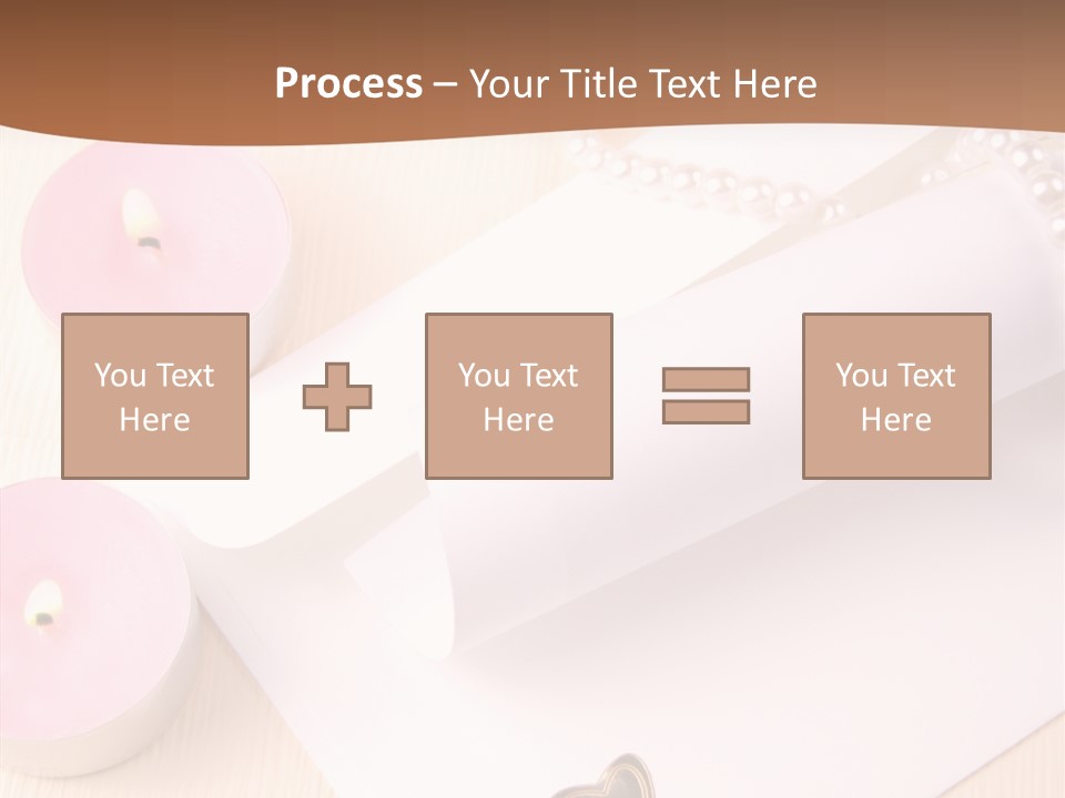 Invitation Gold Romance PowerPoint Template