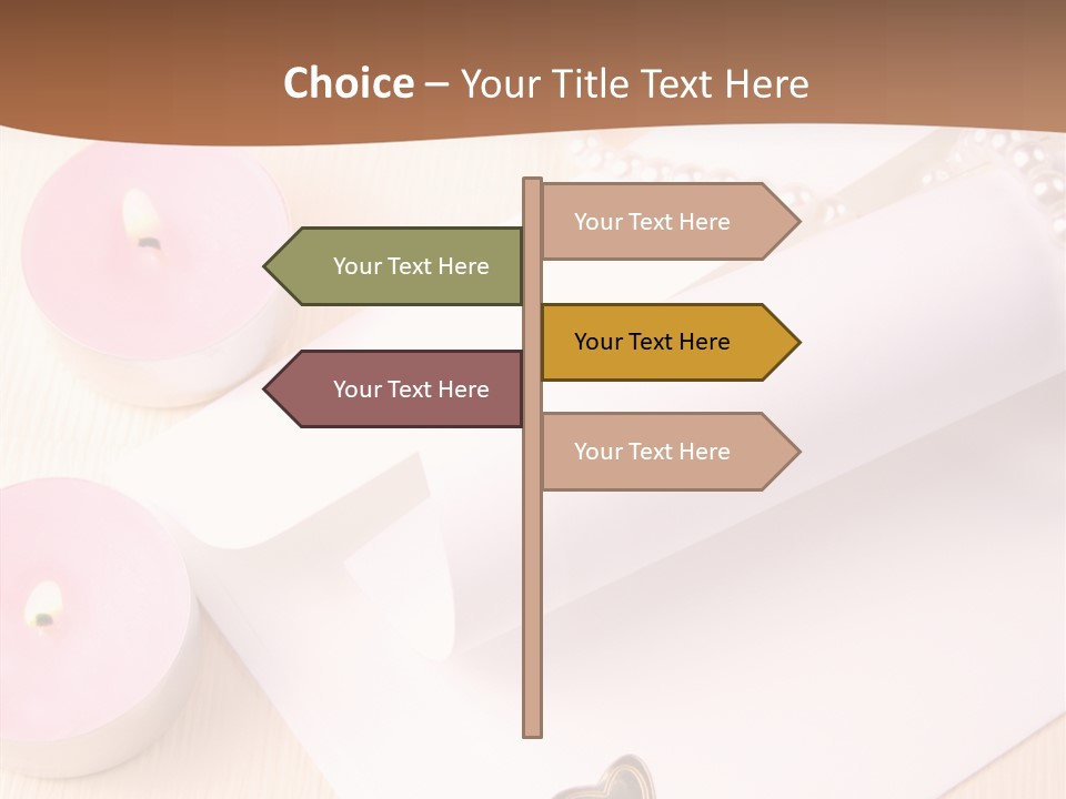 Invitation Gold Romance PowerPoint Template