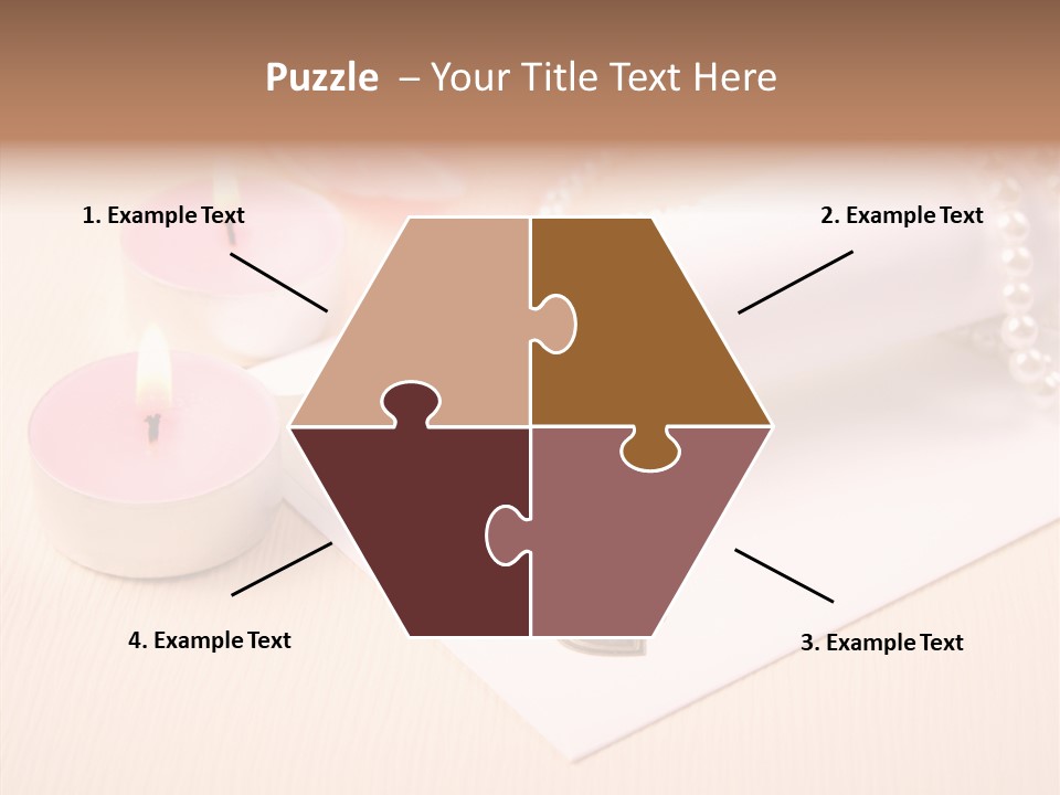 Script Wedding Gold PowerPoint Template