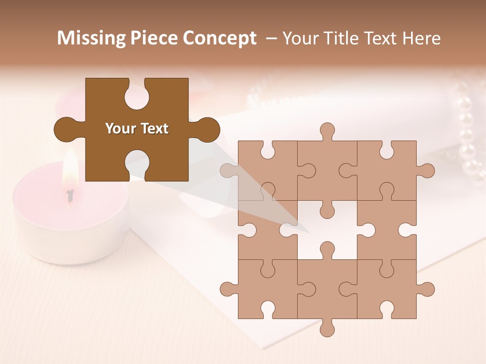 Script Wedding Gold PowerPoint Template