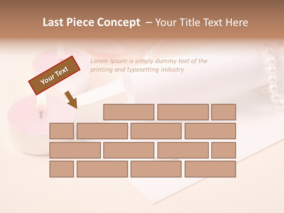 Script Wedding Gold PowerPoint Template