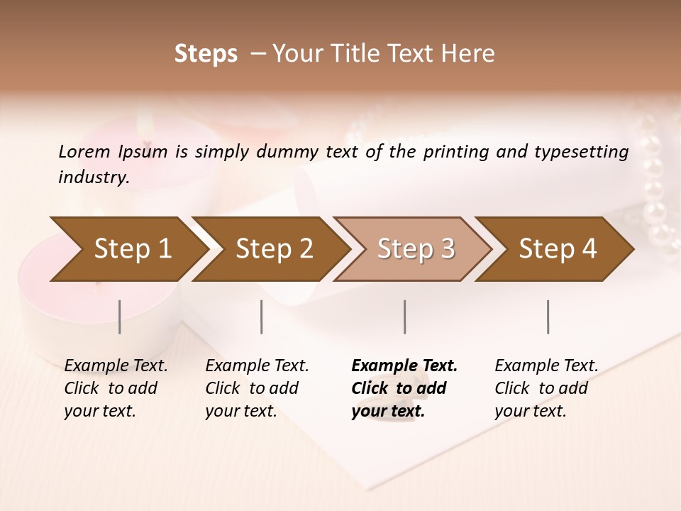 Script Wedding Gold PowerPoint Template