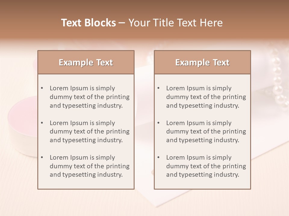 Script Wedding Gold PowerPoint Template