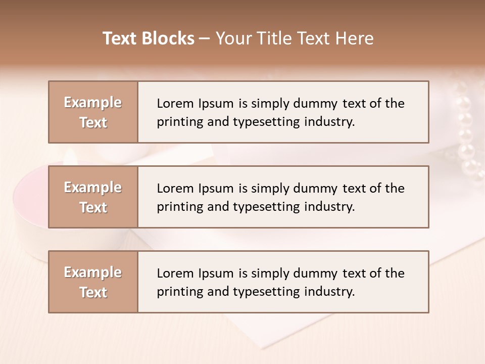 Script Wedding Gold PowerPoint Template