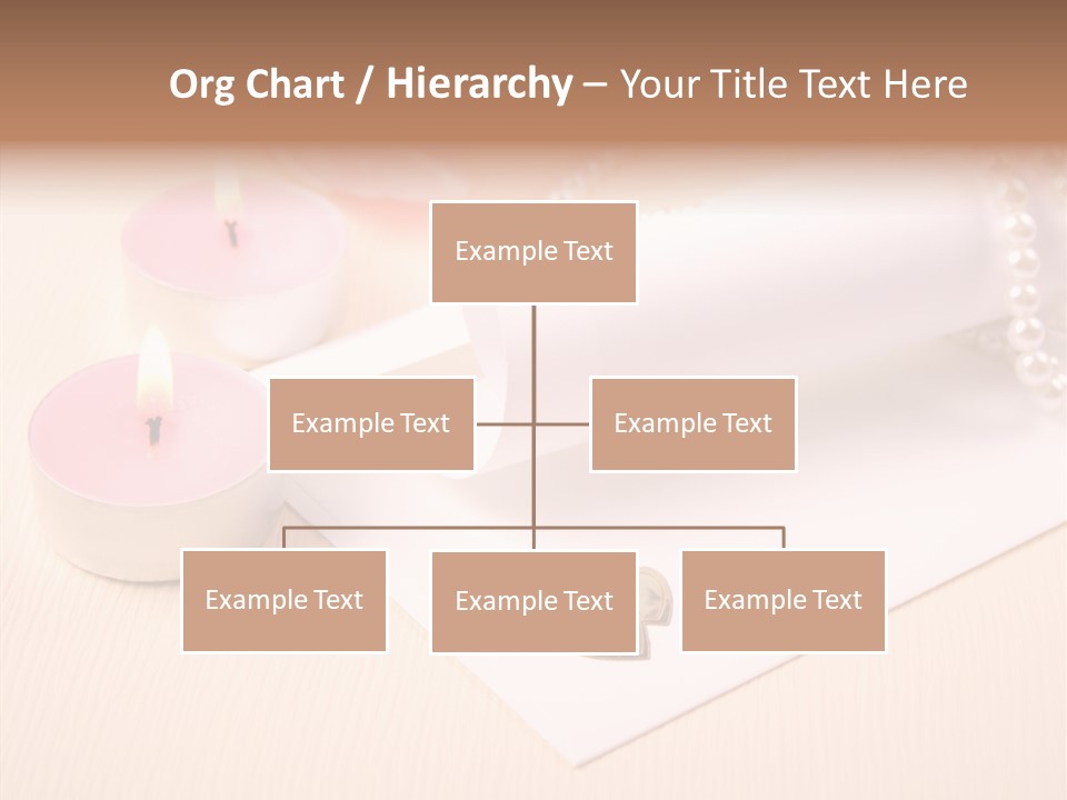 Script Wedding Gold PowerPoint Template