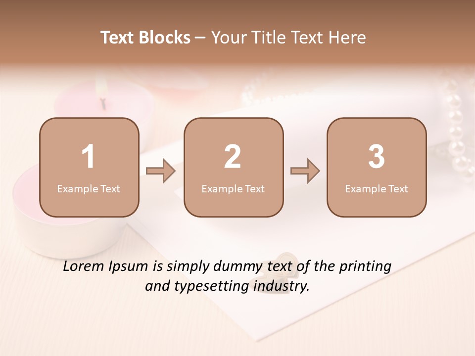 Script Wedding Gold PowerPoint Template