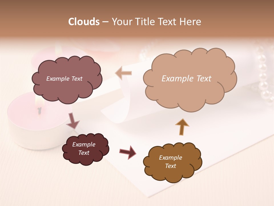 Script Wedding Gold PowerPoint Template