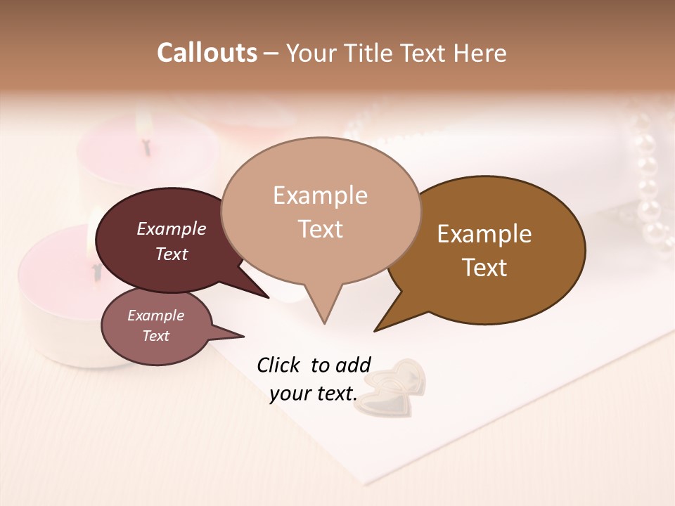 Script Wedding Gold PowerPoint Template