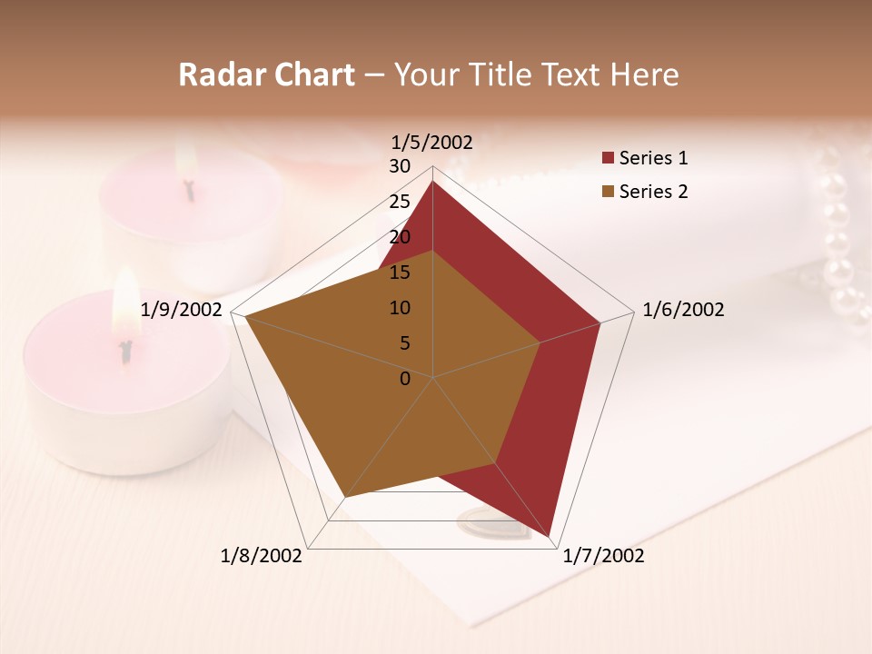 Script Wedding Gold PowerPoint Template