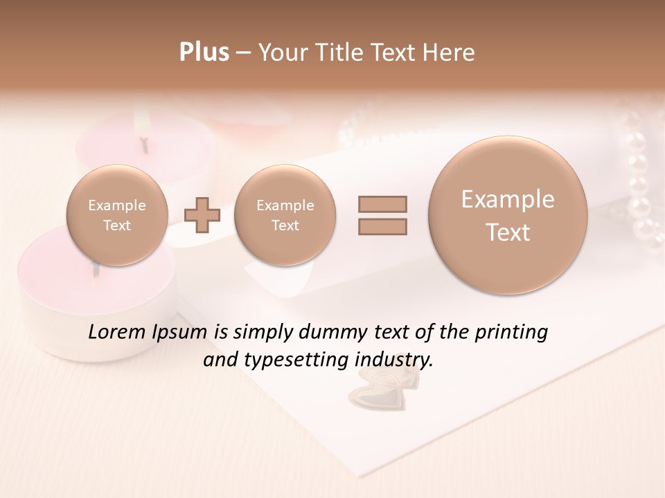 Script Wedding Gold PowerPoint Template