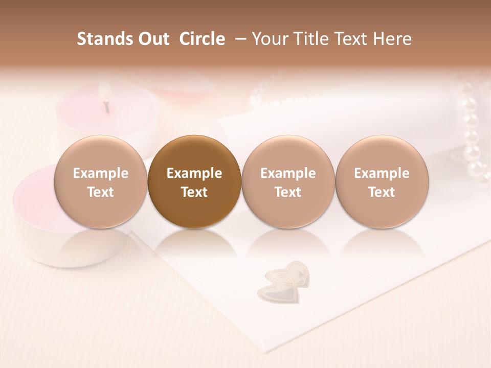 Script Wedding Gold PowerPoint Template