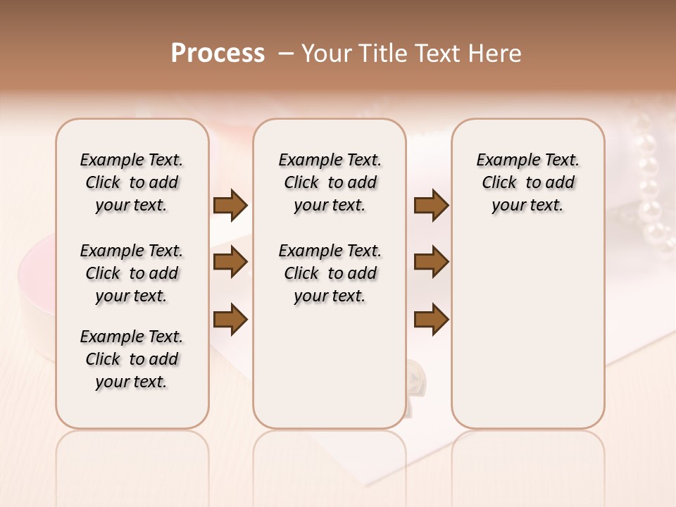 Script Wedding Gold PowerPoint Template