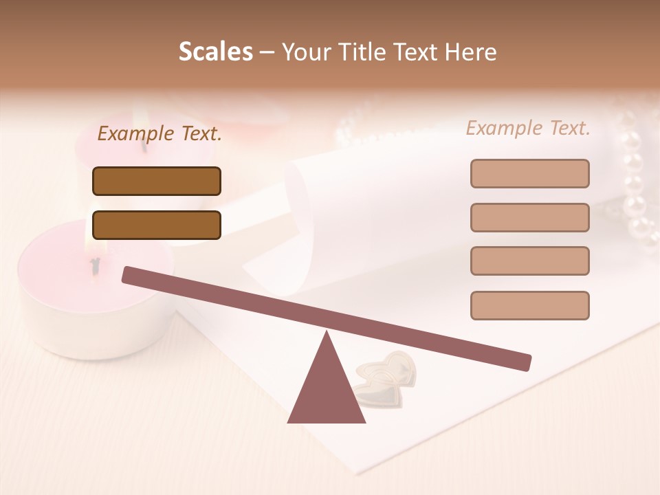 Script Wedding Gold PowerPoint Template