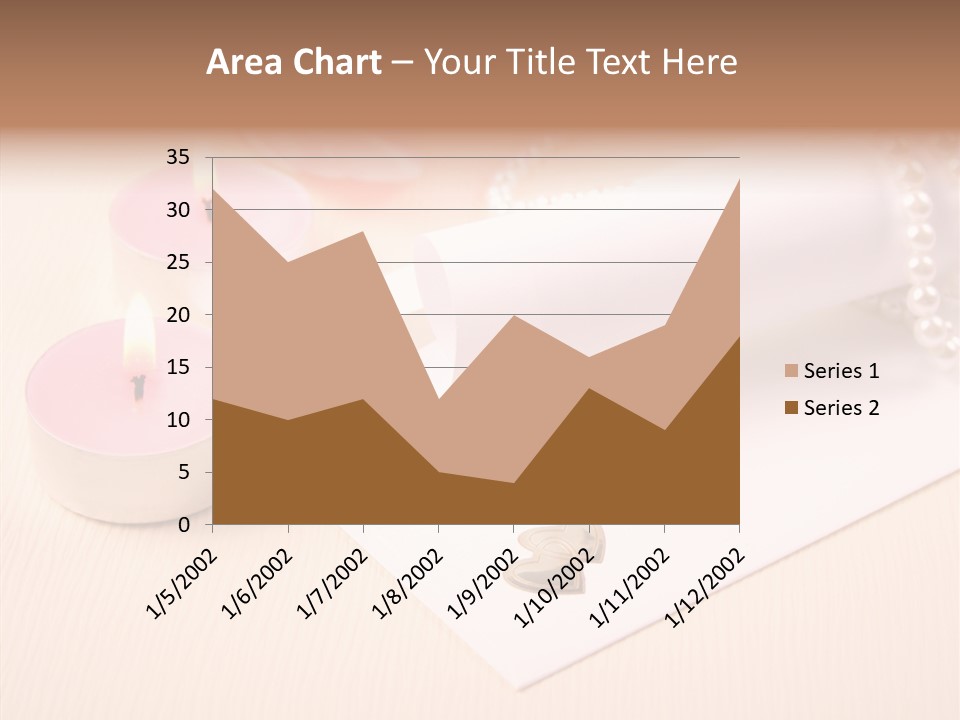 Script Wedding Gold PowerPoint Template