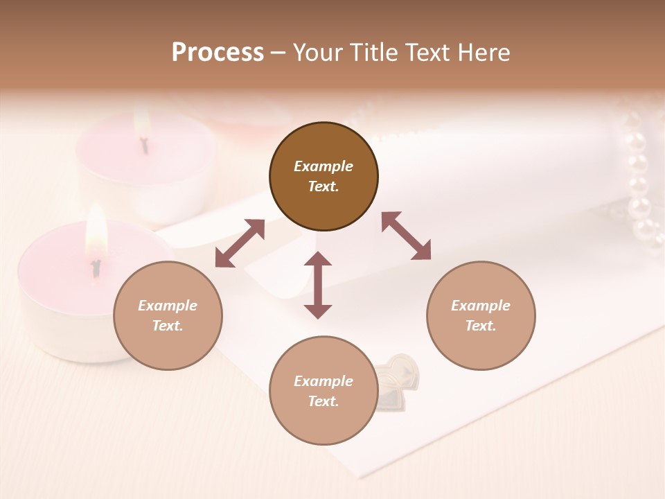 Script Wedding Gold PowerPoint Template