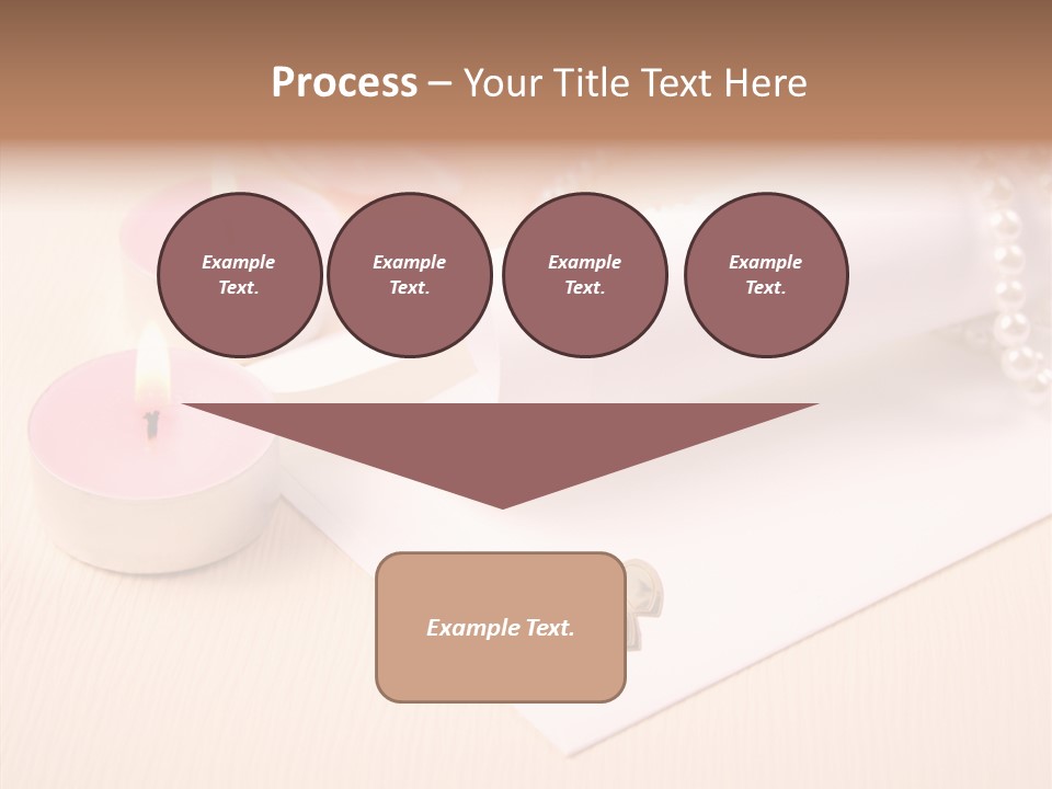 Script Wedding Gold PowerPoint Template