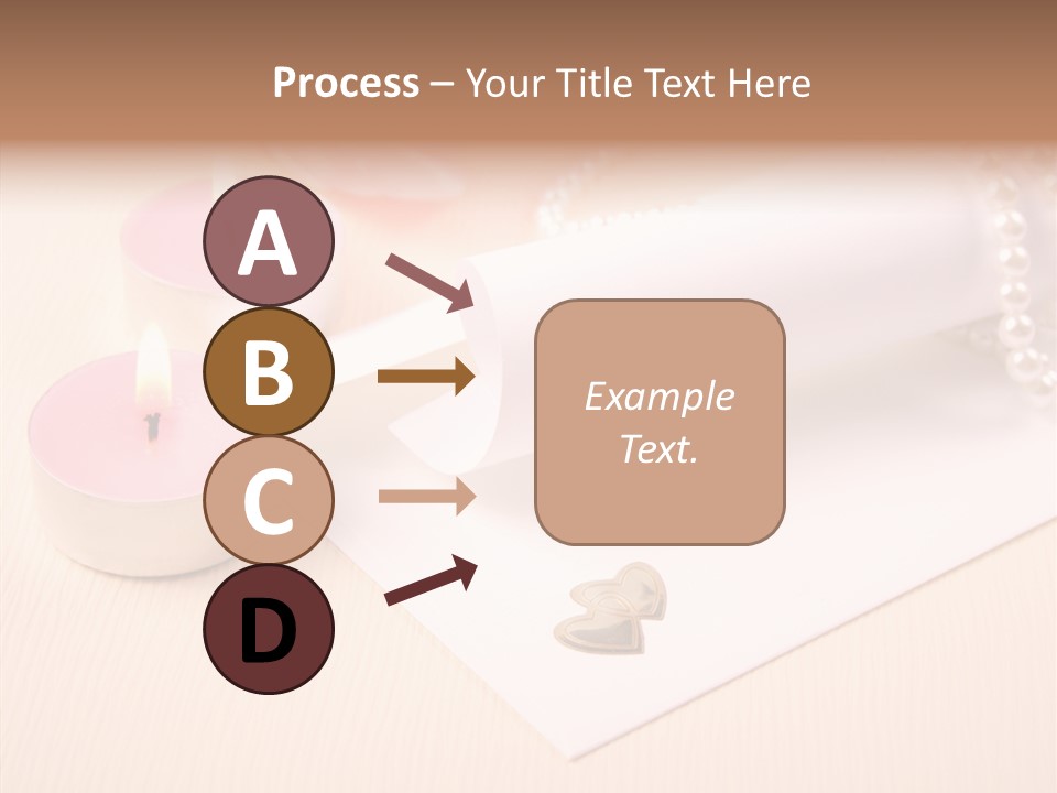 Script Wedding Gold PowerPoint Template