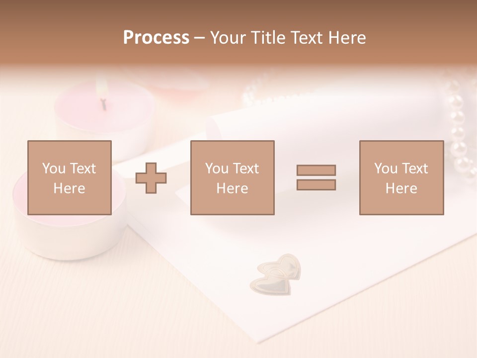 Script Wedding Gold PowerPoint Template