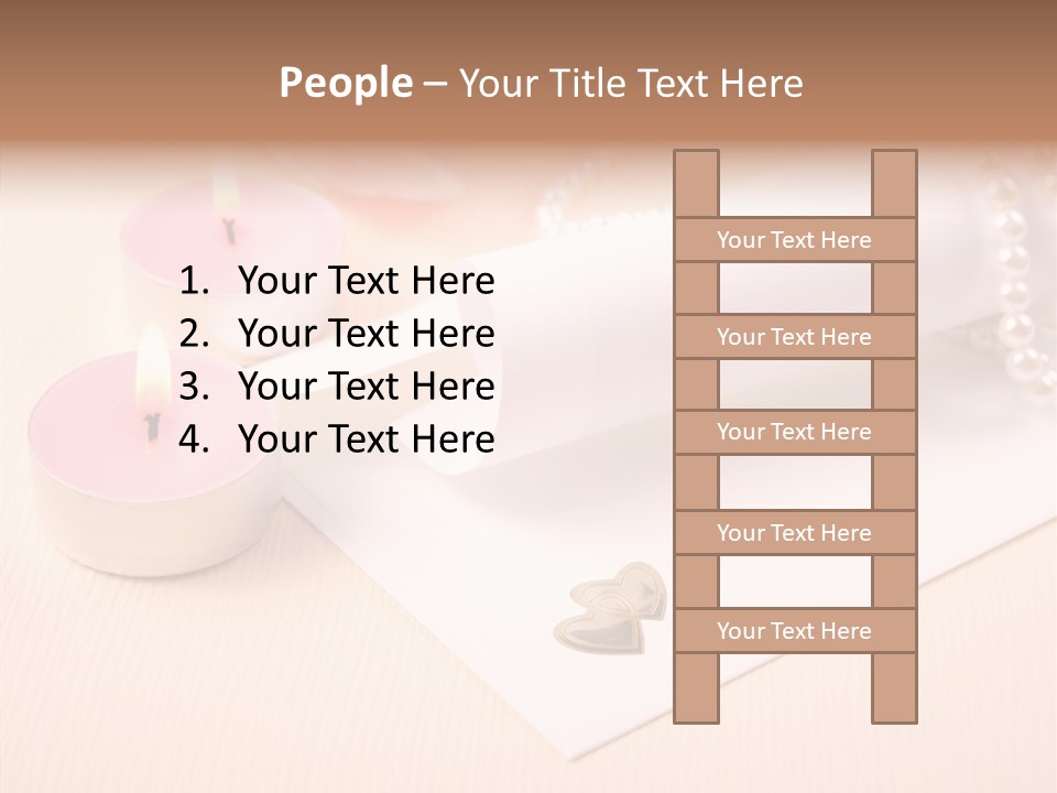 Script Wedding Gold PowerPoint Template