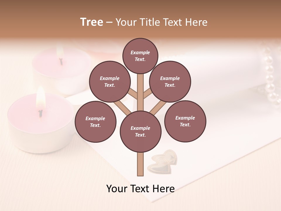 Script Wedding Gold PowerPoint Template