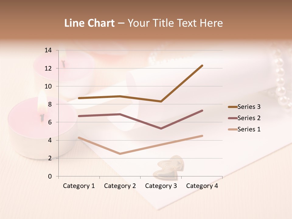 Script Wedding Gold PowerPoint Template