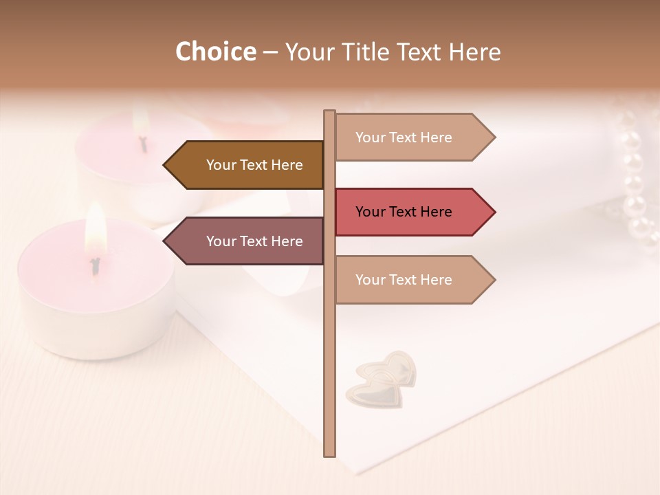 Script Wedding Gold PowerPoint Template