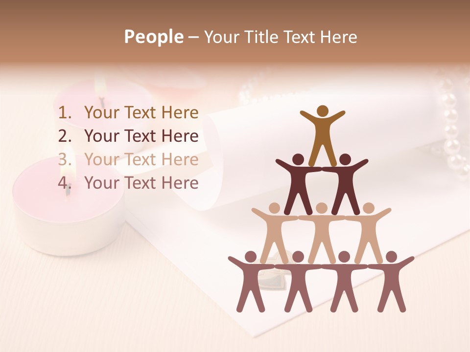 Script Wedding Gold PowerPoint Template