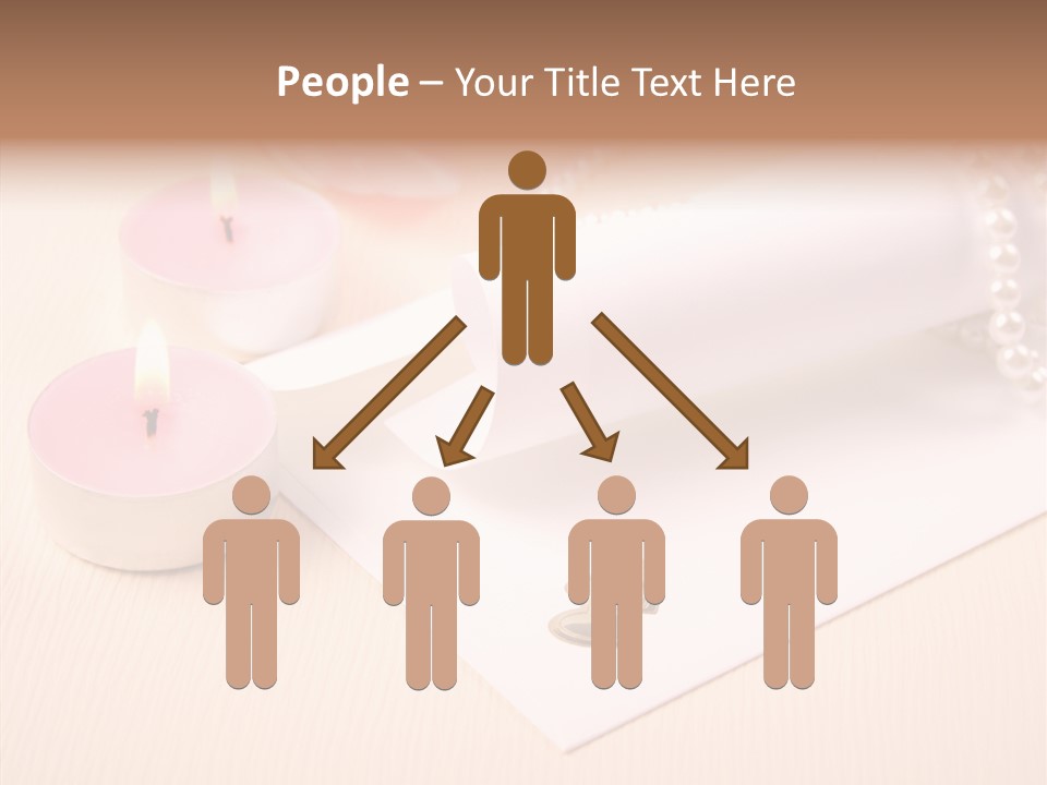 Script Wedding Gold PowerPoint Template