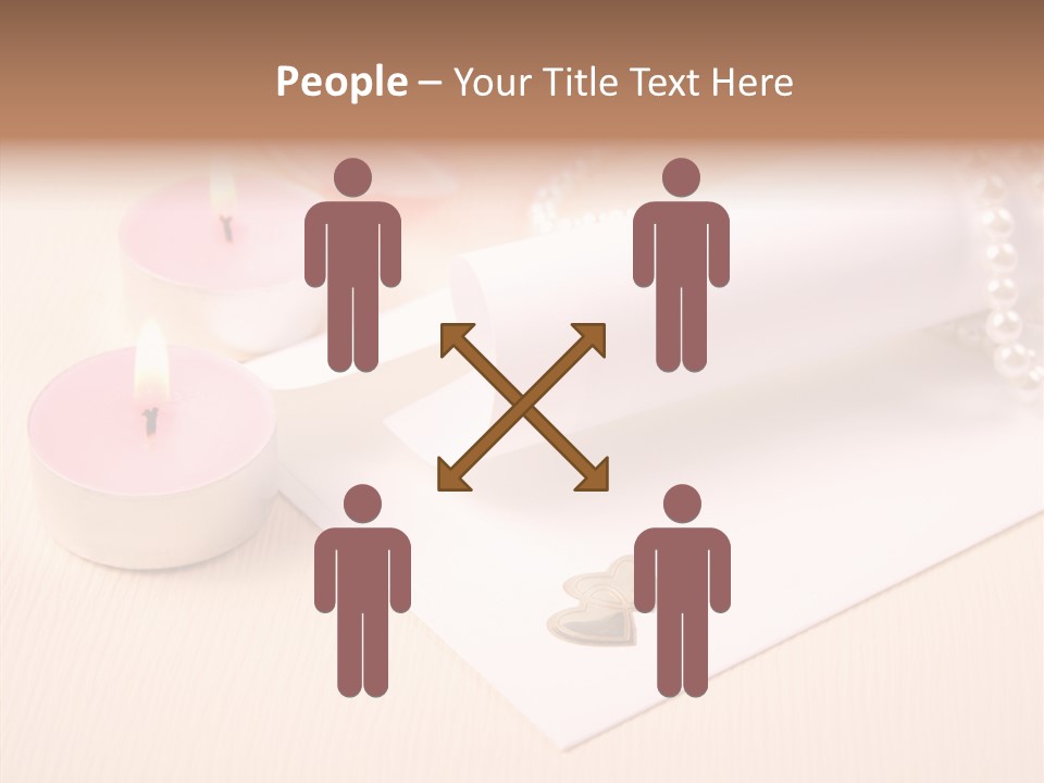 Script Wedding Gold PowerPoint Template