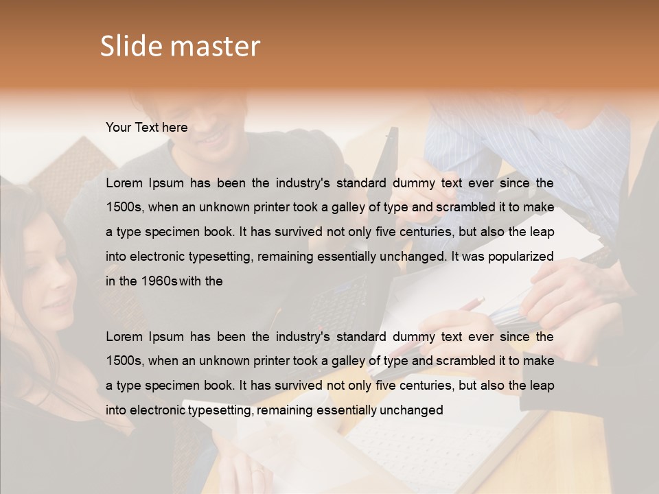 Corporation Corporate Team PowerPoint Template