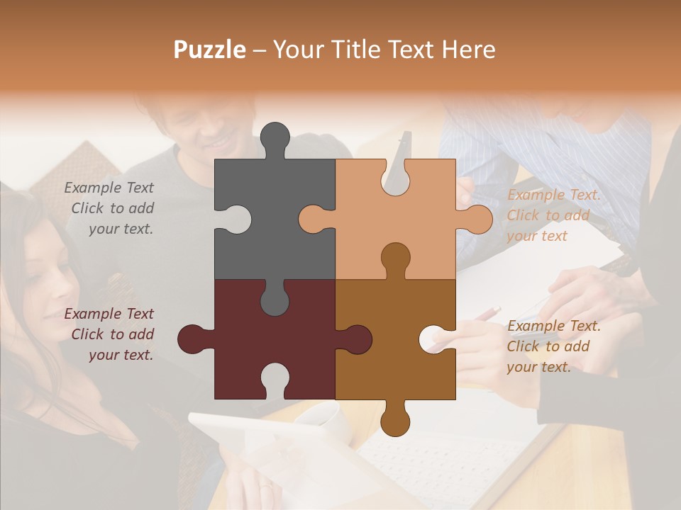 Corporation Corporate Team PowerPoint Template