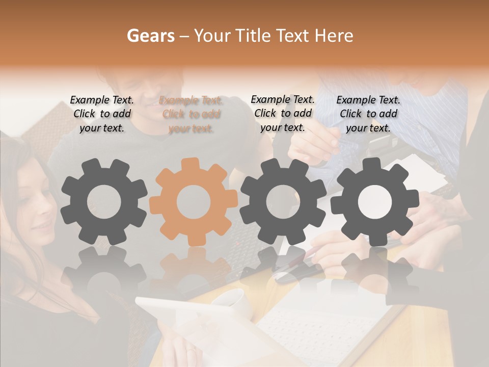 Corporation Corporate Team PowerPoint Template