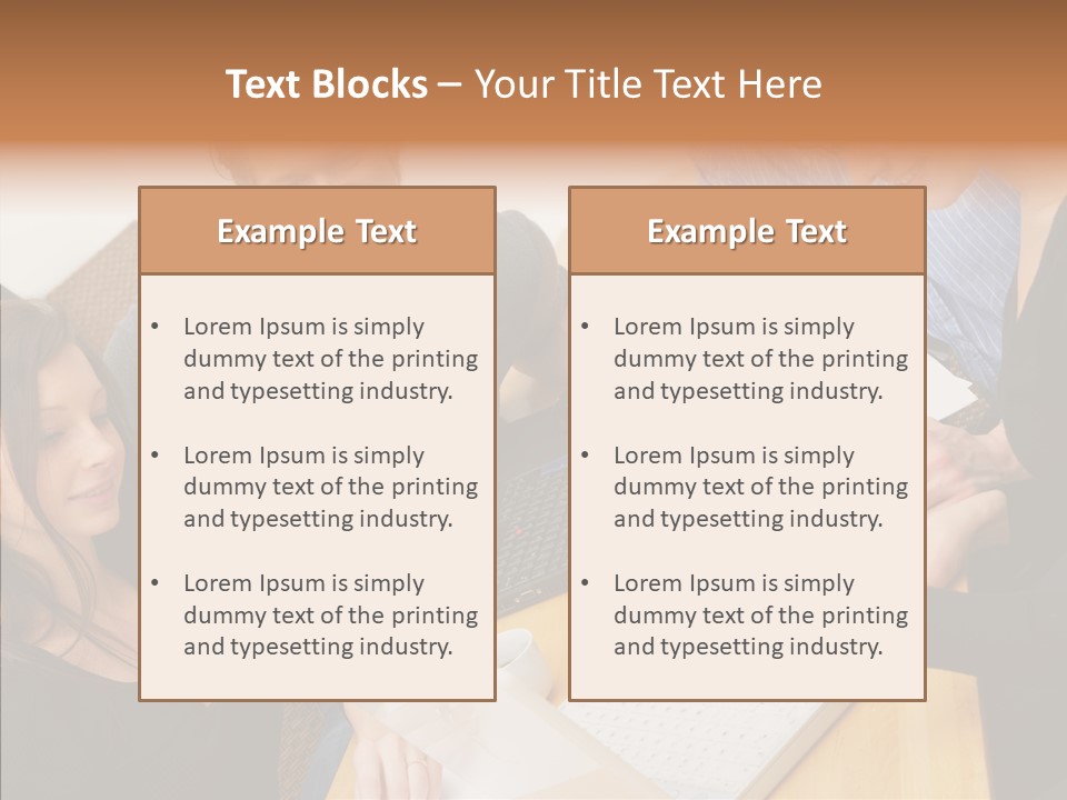 Corporation Corporate Team PowerPoint Template