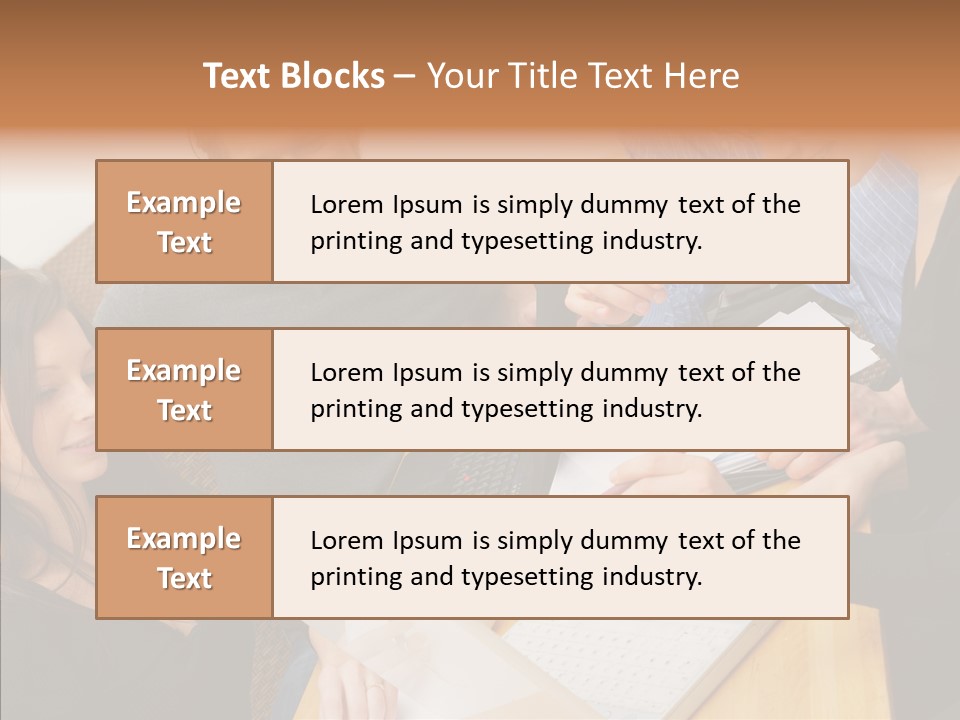 Corporation Corporate Team PowerPoint Template