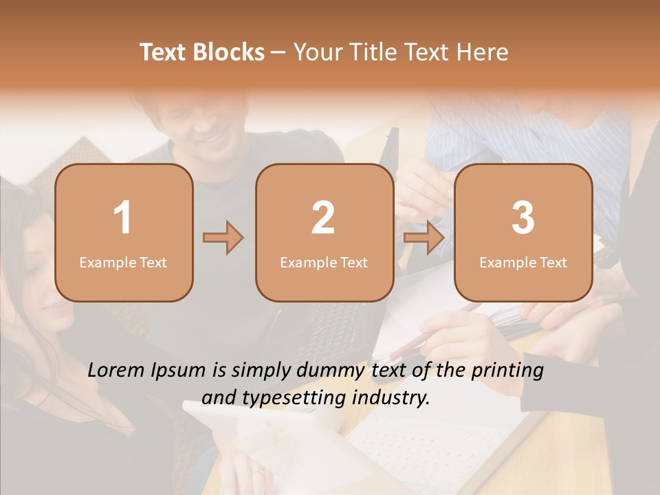 Corporation Corporate Team PowerPoint Template
