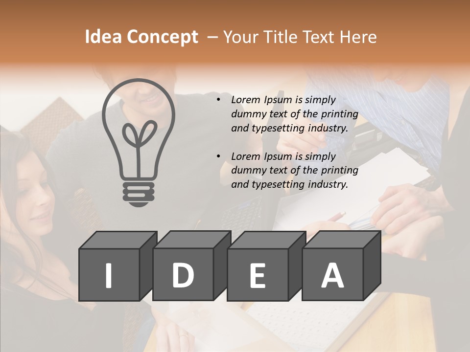 Corporation Corporate Team PowerPoint Template