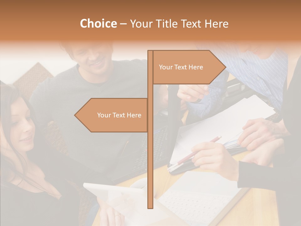 Corporation Corporate Team PowerPoint Template