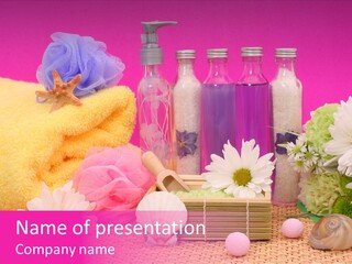 Clean Beauty Sponge PowerPoint Template