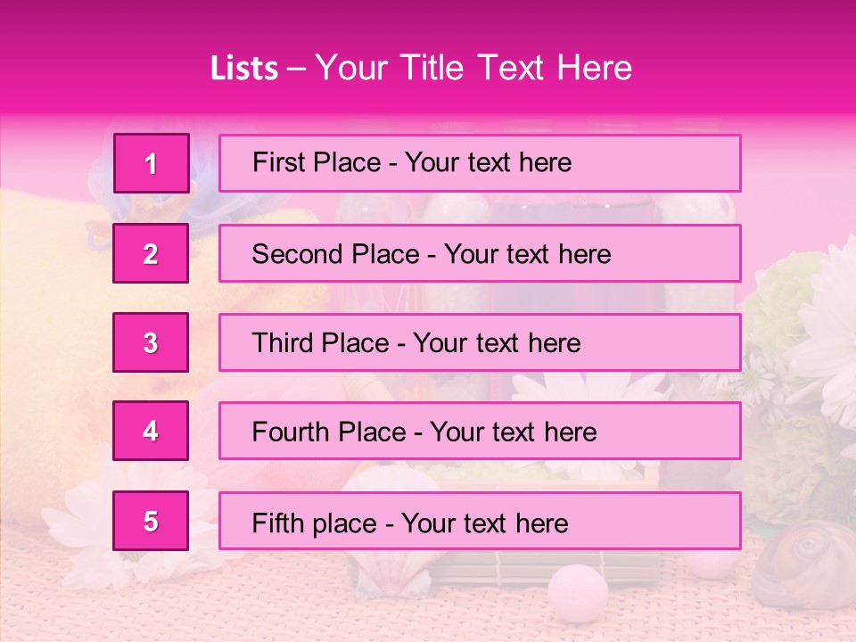 Clean Beauty Sponge PowerPoint Template