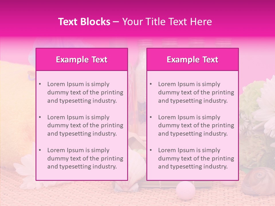 Clean Beauty Sponge PowerPoint Template