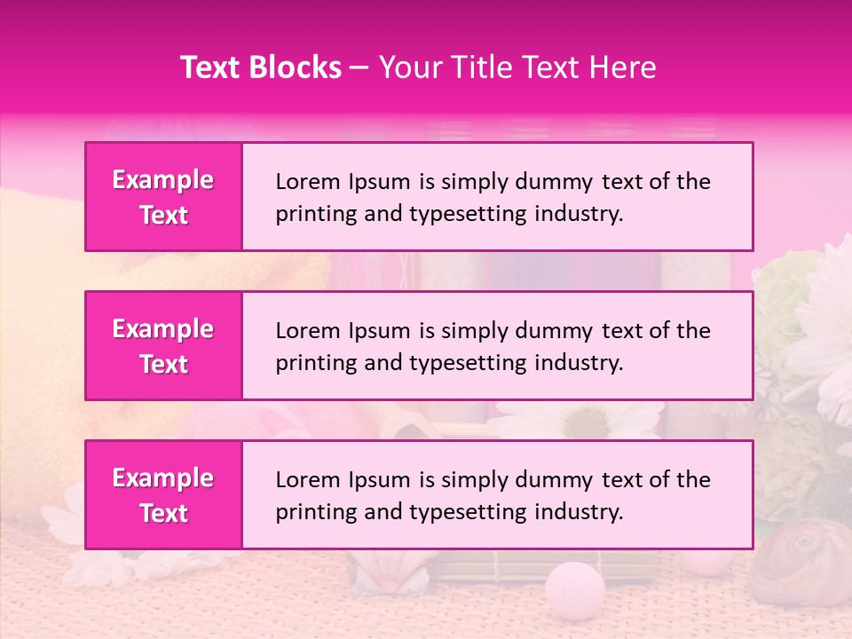 Clean Beauty Sponge PowerPoint Template