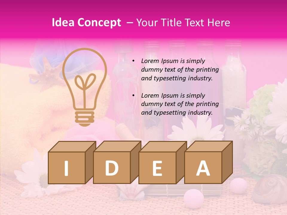 Clean Beauty Sponge PowerPoint Template