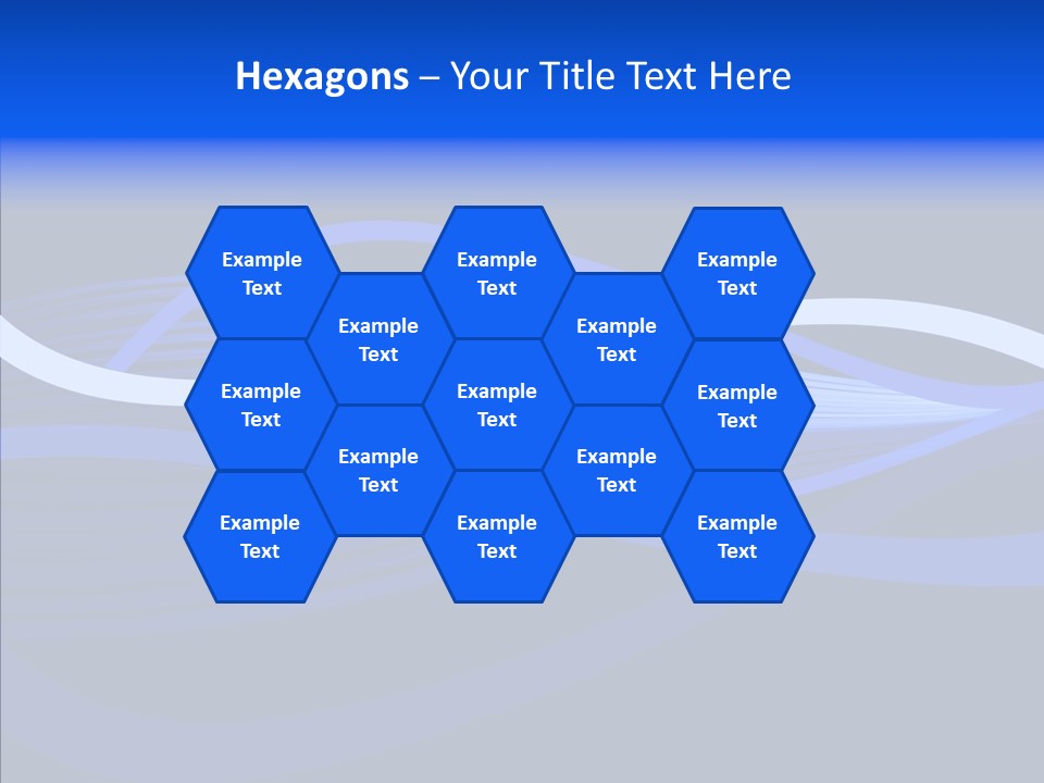 Simple Bluewaves Design PowerPoint Template
