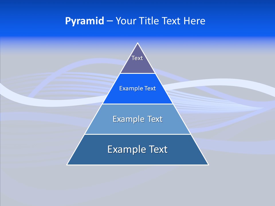 Simple Bluewaves Design PowerPoint Template